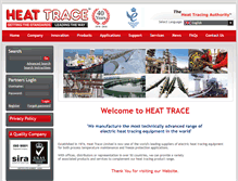 Tablet Screenshot of heat-trace.com